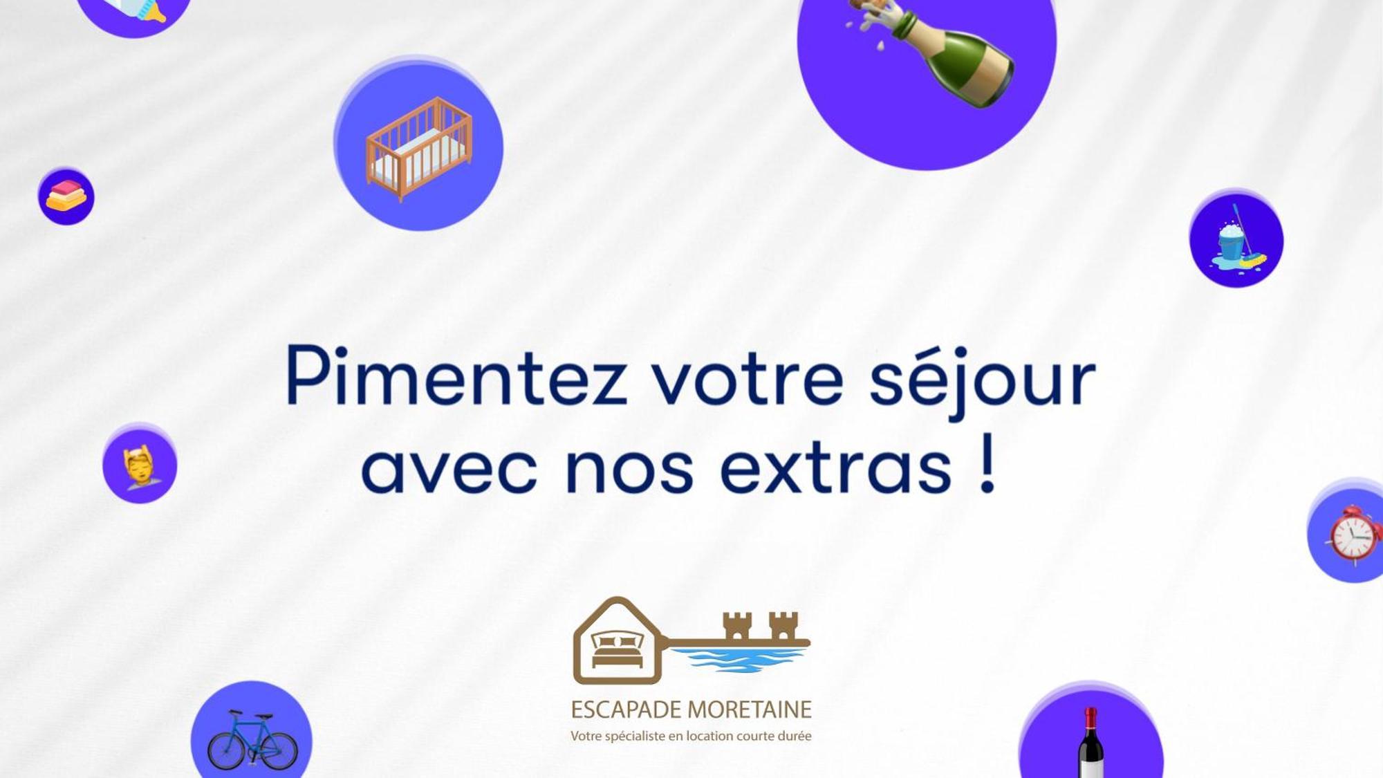 Ferienwohnung T3-Balcon Plein Sud-Acces Direct Au Bord Du Loing Moret-sur-Loing Exterior foto