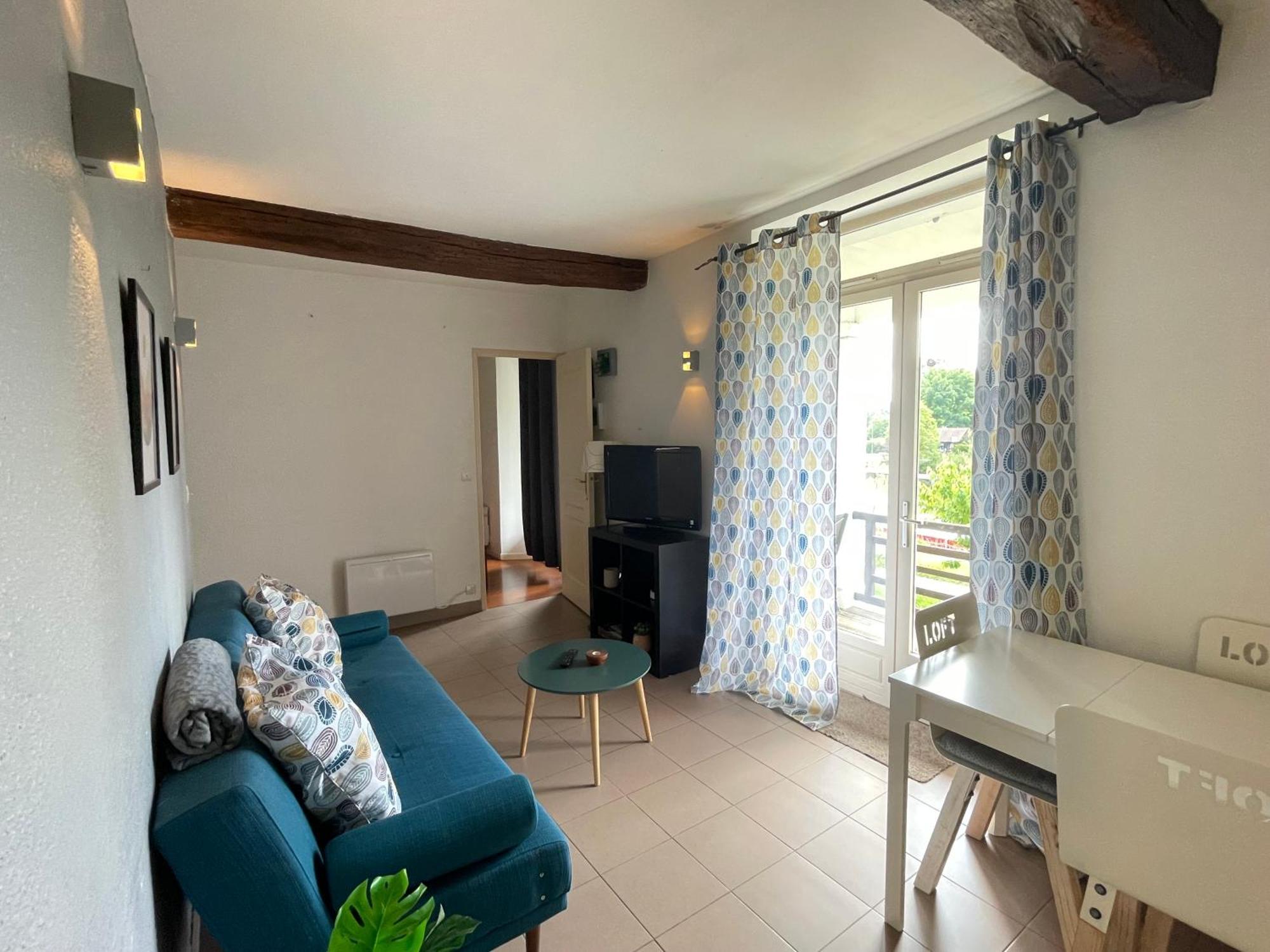 Ferienwohnung T3-Balcon Plein Sud-Acces Direct Au Bord Du Loing Moret-sur-Loing Exterior foto